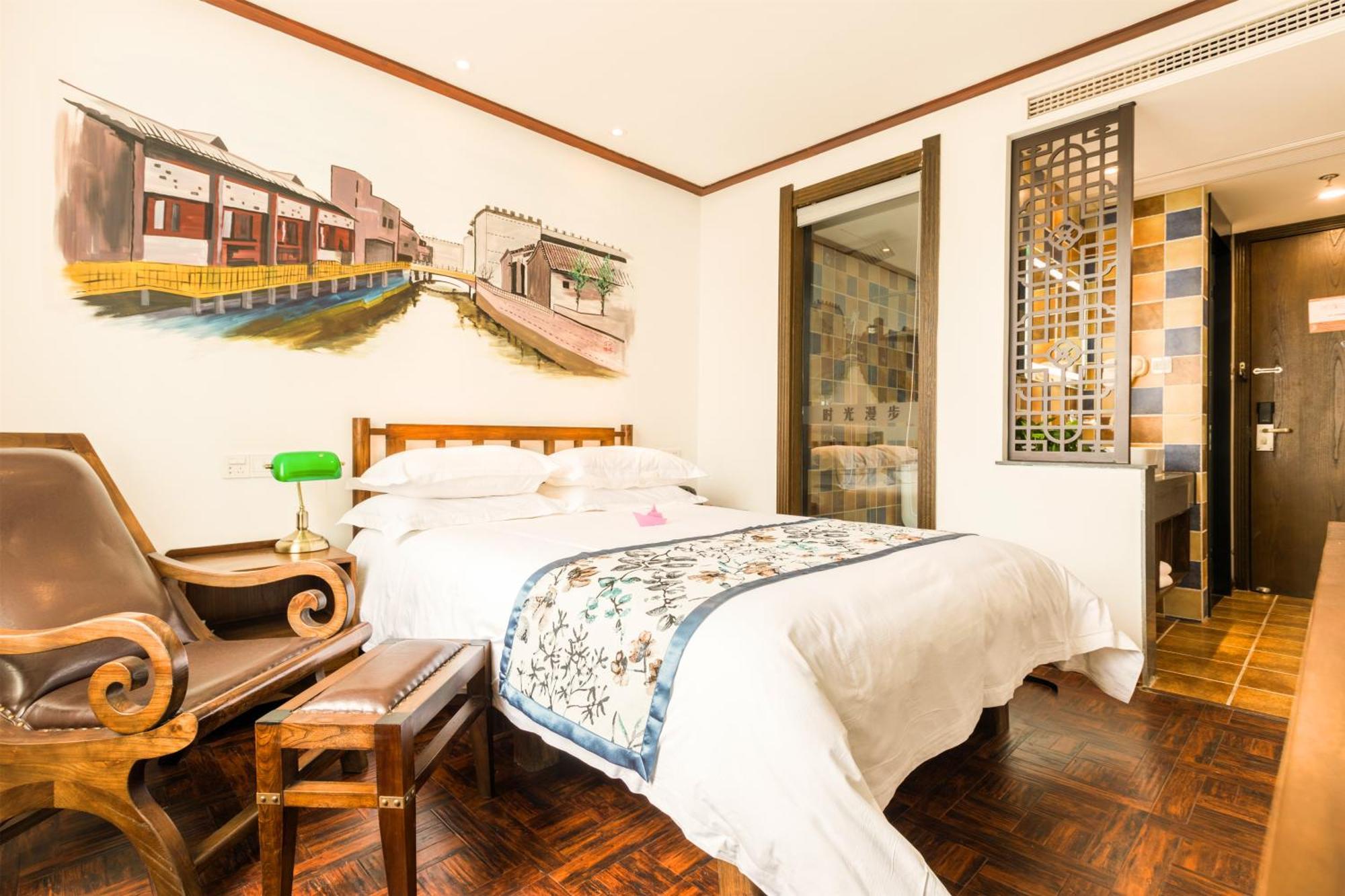 Nostalgia Hotel Near Tianjin Polar Ocean Word- Tianjin Fonte Joy World, 10 Minutes Drive Away From Tianjin Tanggu High-Speed Railway Station, Free Ice-Cream, Mineral Water, Snacks And Laundry Service, English Communication Well Kültér fotó